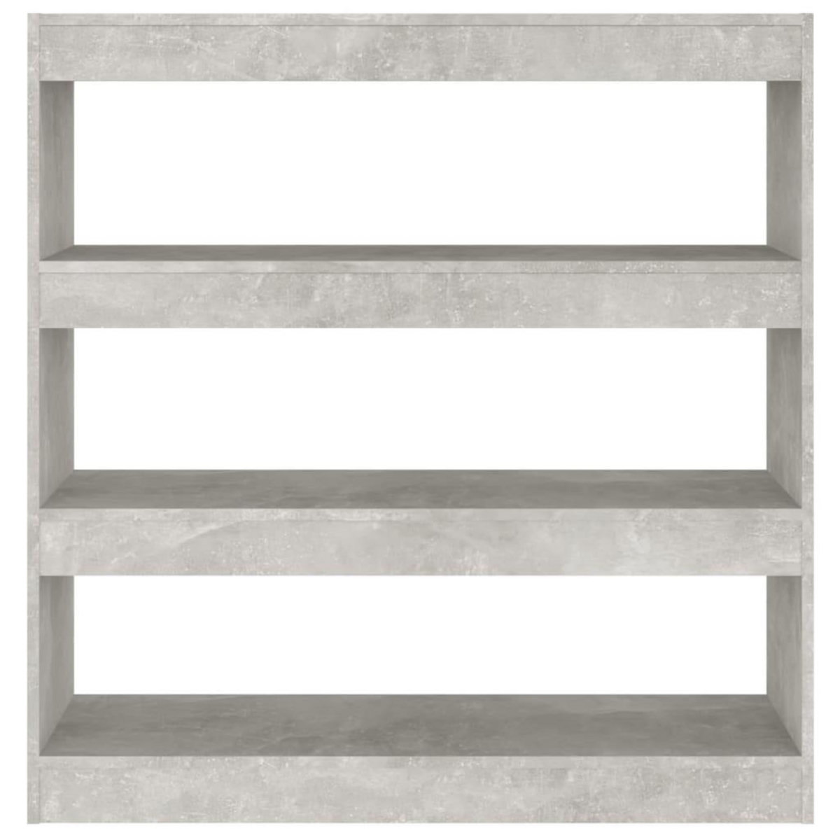 VIDAXL Bibliotheque/Separateur de piece Gris beton 100x30x103 cm