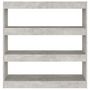 Voir la diapositive 3 : VIDAXL Bibliotheque/Separateur de piece Gris beton 100x30x103 cm