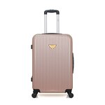 LES P'TITES BOMBES LPB LPB LUGGAGE - Valise Weekend AGATA 65 cm 4 Roues. Coloris disponibles : Orange, Beige, Rose, Bleu, Vert, Gris