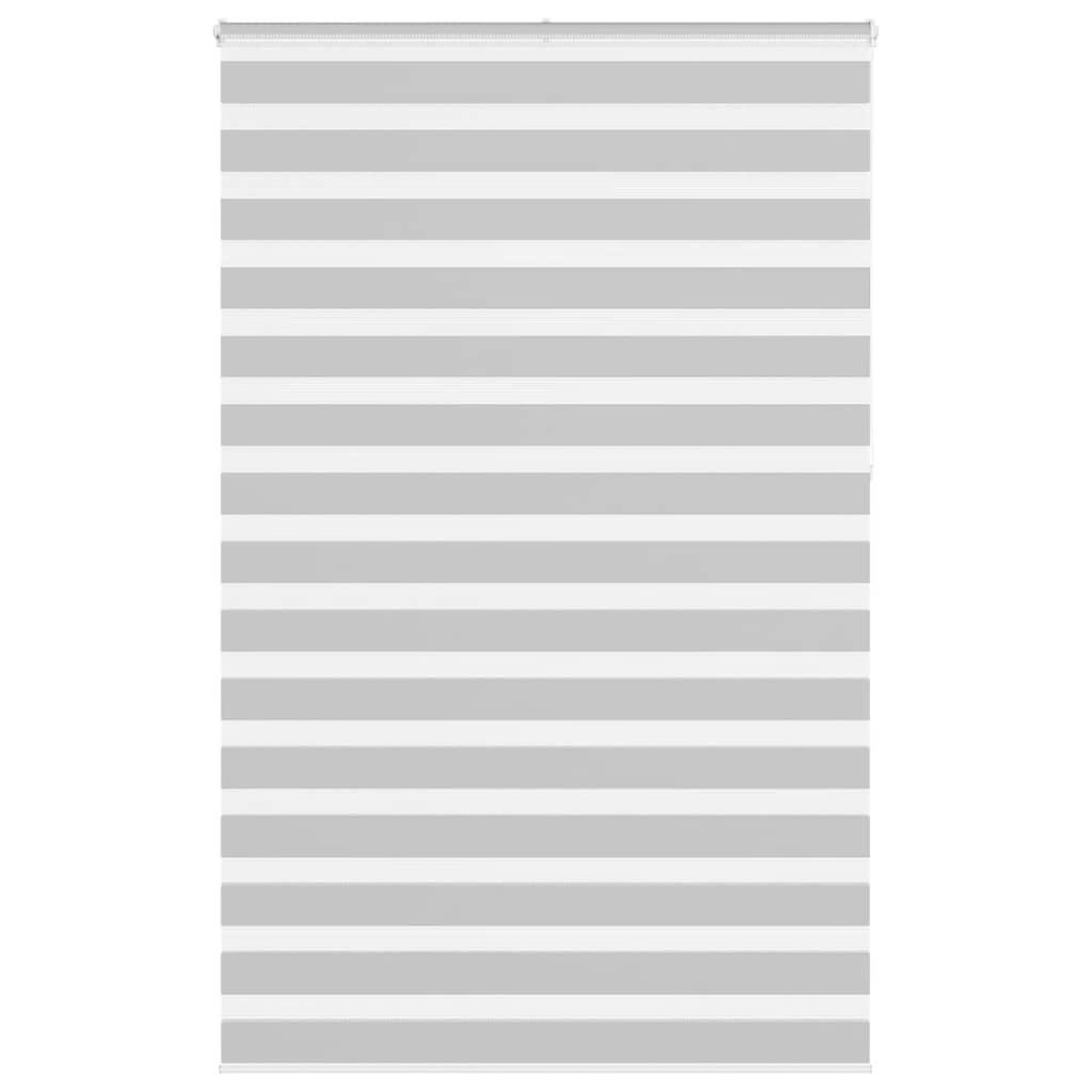 VIDAXL Store zebre gris clair largeur du tissu 145,9 cm polyester