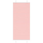 VIDAXL Store plisse rose 95x200 cm largeur du tissu 94,4 cm polyester