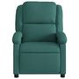 Voir la diapositive 4 : VIDAXL Fauteuil de massage inclinable Vert fonce Tissu
