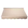 OUTSUNNY Store banne manuel inclinaison réglable aluminium polyester imperméabilisé 70L x 180l cm beige