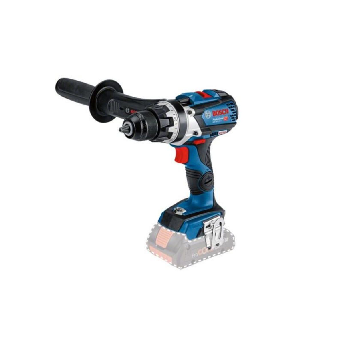 BOSCH Combo kit 4 outils 18V + batterie 4Ah (Procore) + 2 batteries 5,5Ah (Procore) + chargeur + coffret L BOXX BOSCH 0615990N32