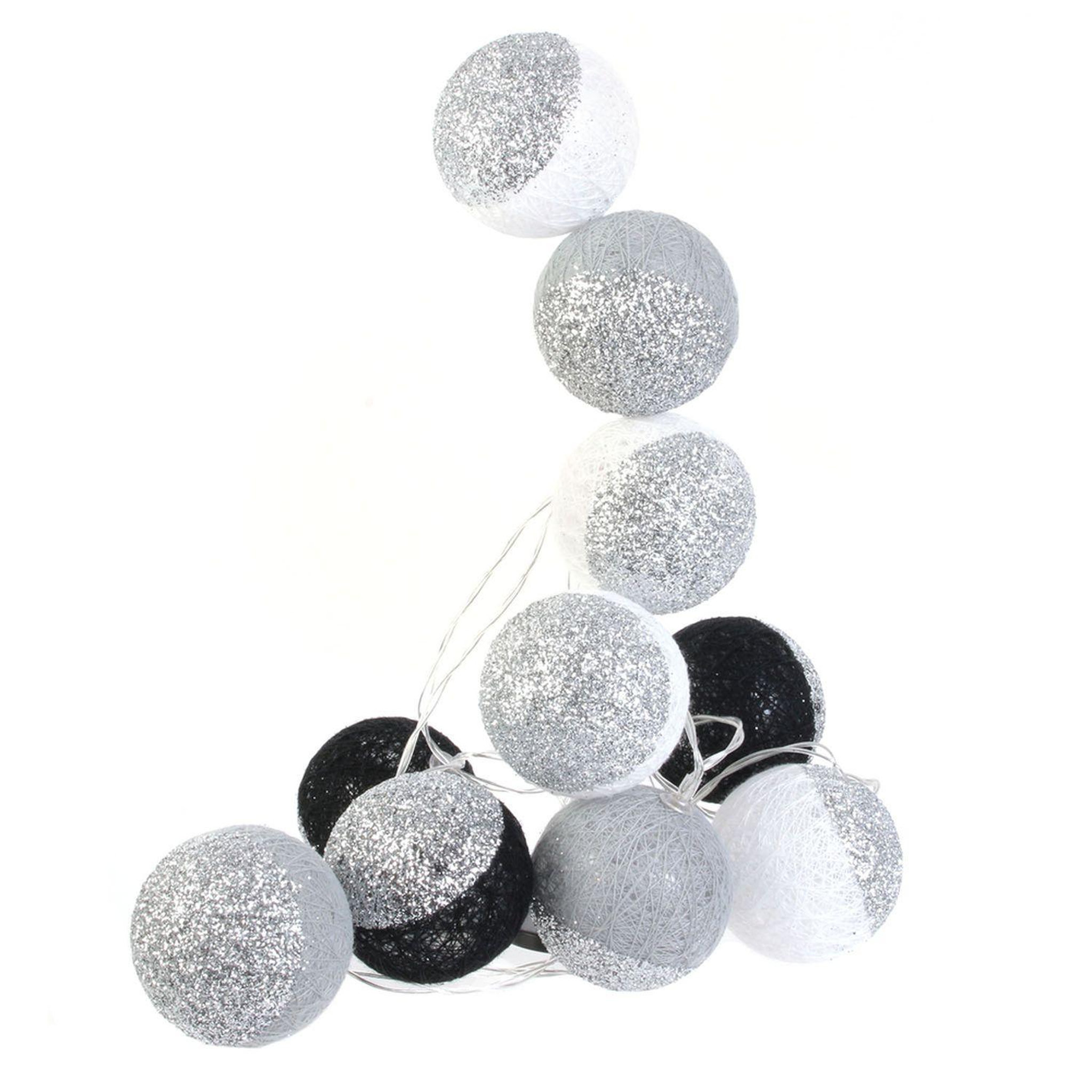 Voir la diapositive 1 : The Home Deco Factory Guirlande lumineuse 10 led boule céleste