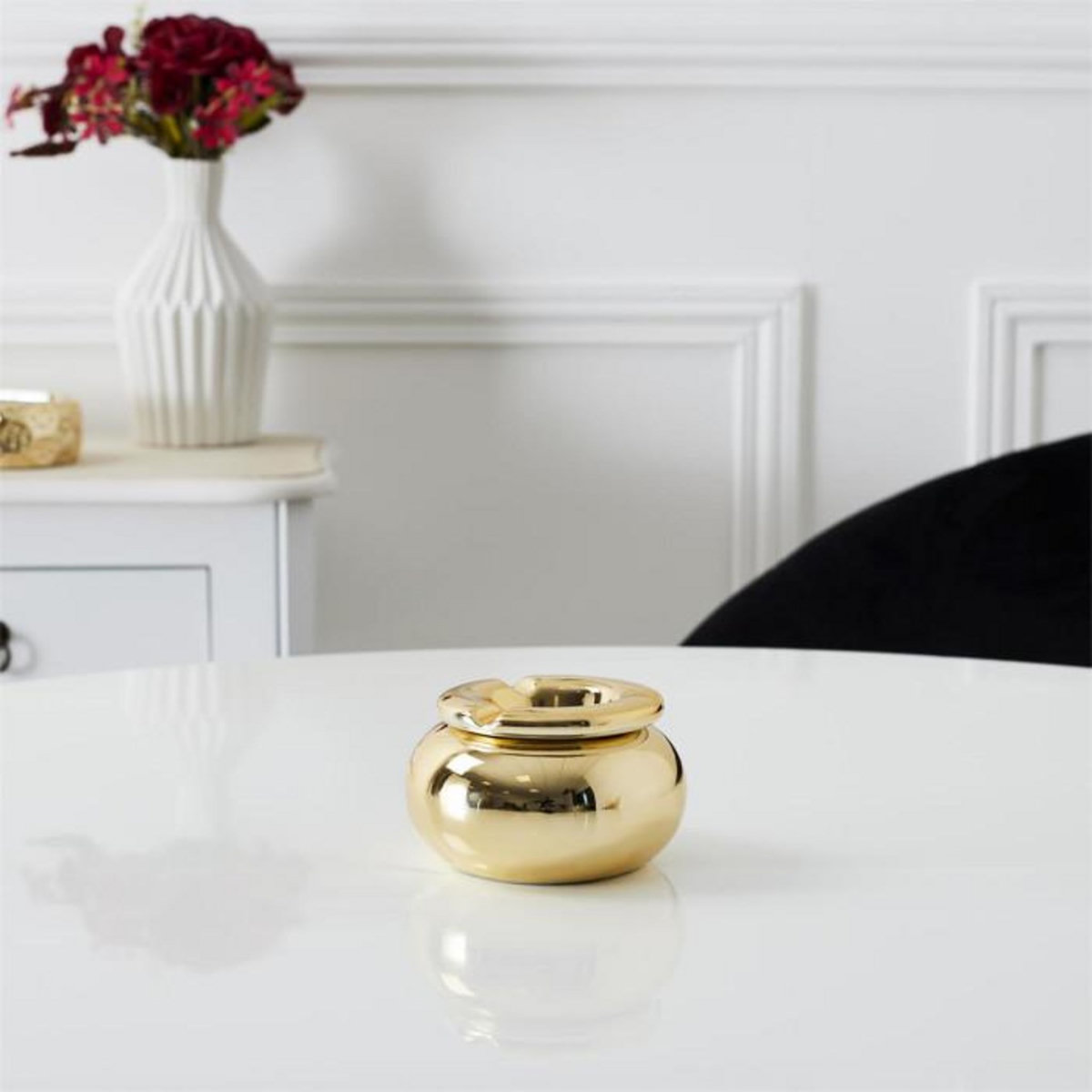 Paris Prix Cendrier Marocain Déco  Royal  10cm Or