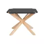 Leitmotiv Table basse scandinave Miste - L. 60 x H. 40 cm - Noir