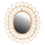 FORNORD Miroir Dalia rotin 34x39 cm