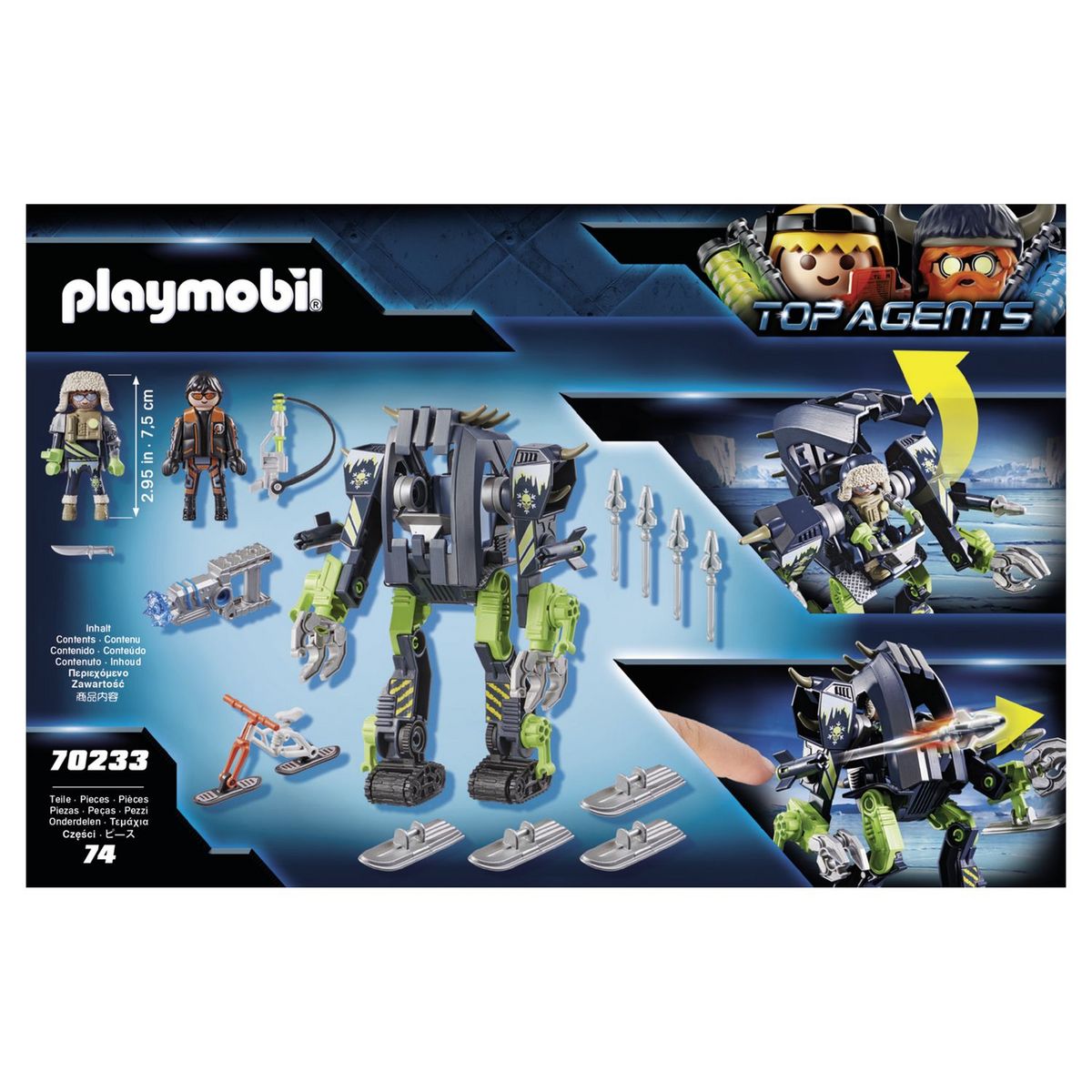 PLAYMOBIL 70233 Top agents - Robot des neiges des rebelles arctiques