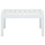 Voir la diapositive 2 : VIDAXL Table de jardin Blanc 78x55x38 cm Plastique