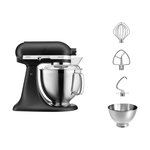 KitchenAid Robot pâtissier 5KSM185PSEBK Artisan Noir truffe