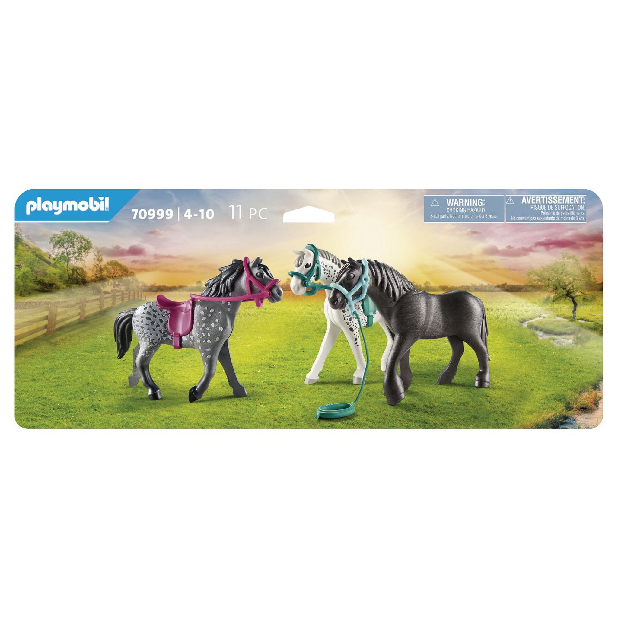 Voir la diapositive 2 : PLAYMOBIL 70999 - 3 Chevaux