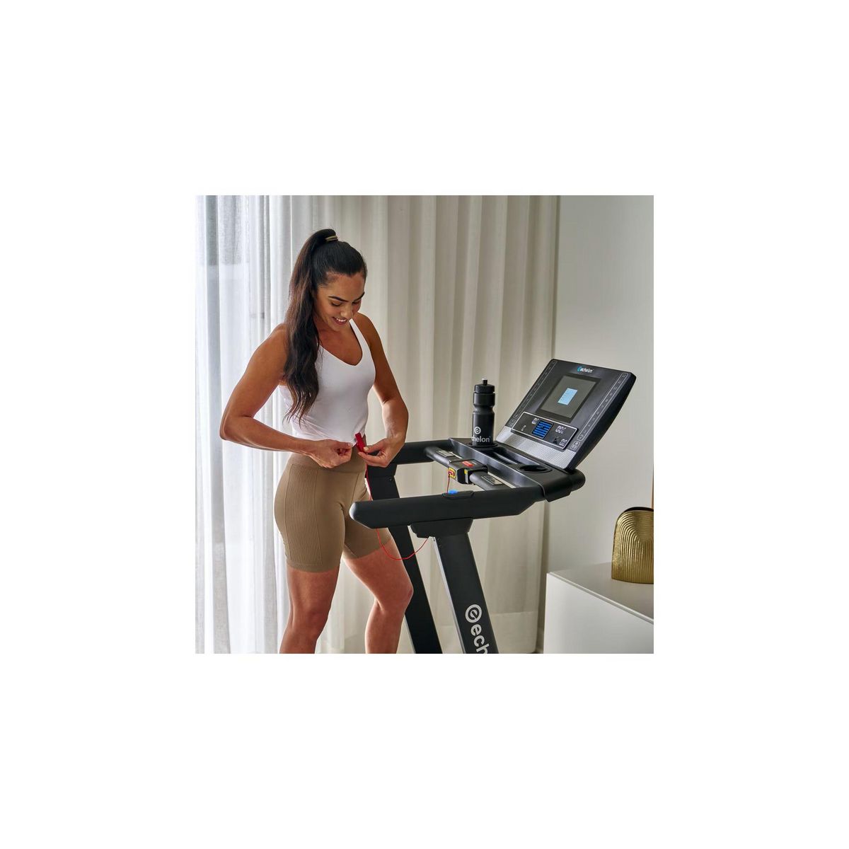 ECHELON Tapis de course pliable connecté - Modèle STRIDE 6S-10 - ECHELON - Maison/Appartement - Écran HD 10 pouces