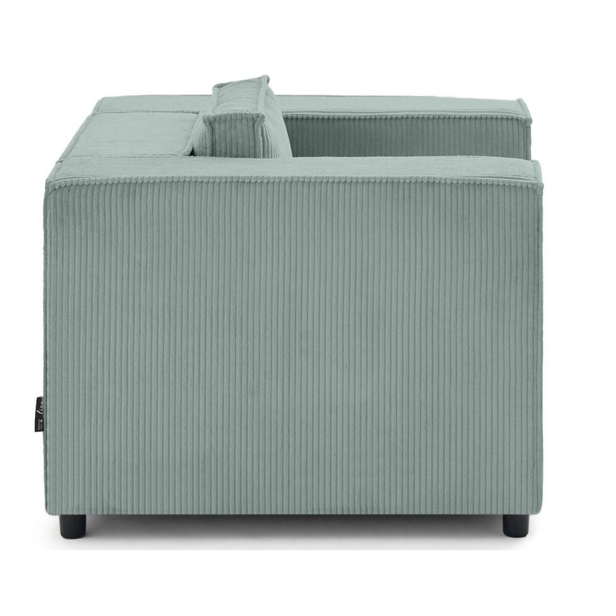 LISA DESIGN Stella - fauteuil en velours côtelé