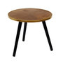 Voir la diapositive 3 : Paris Prix Lot de 2 Tables Gigognes  Felix  40cm Naturel & Noir