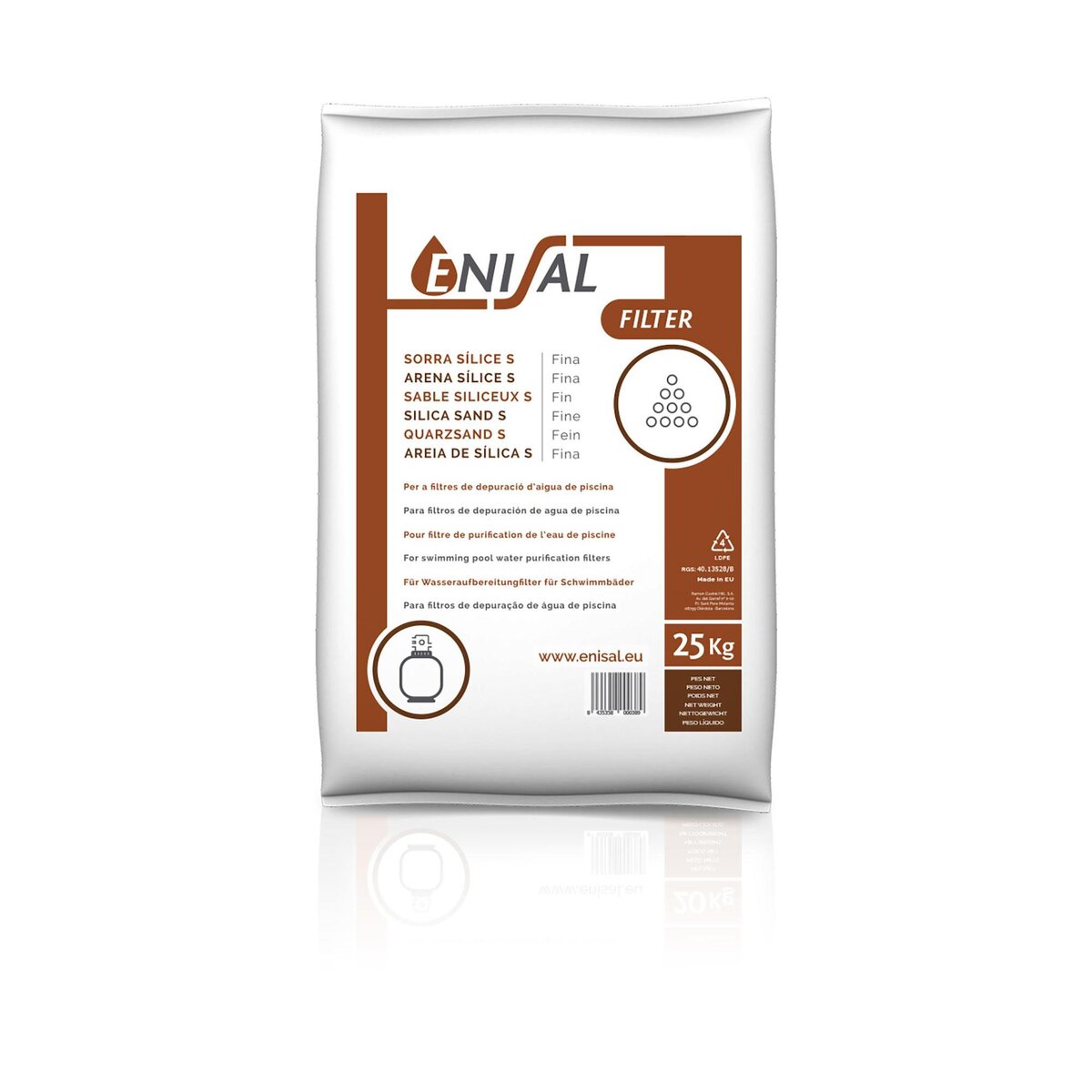 JOPROCHIM Sable Siliceux Fin de 0,5 à 1 mm