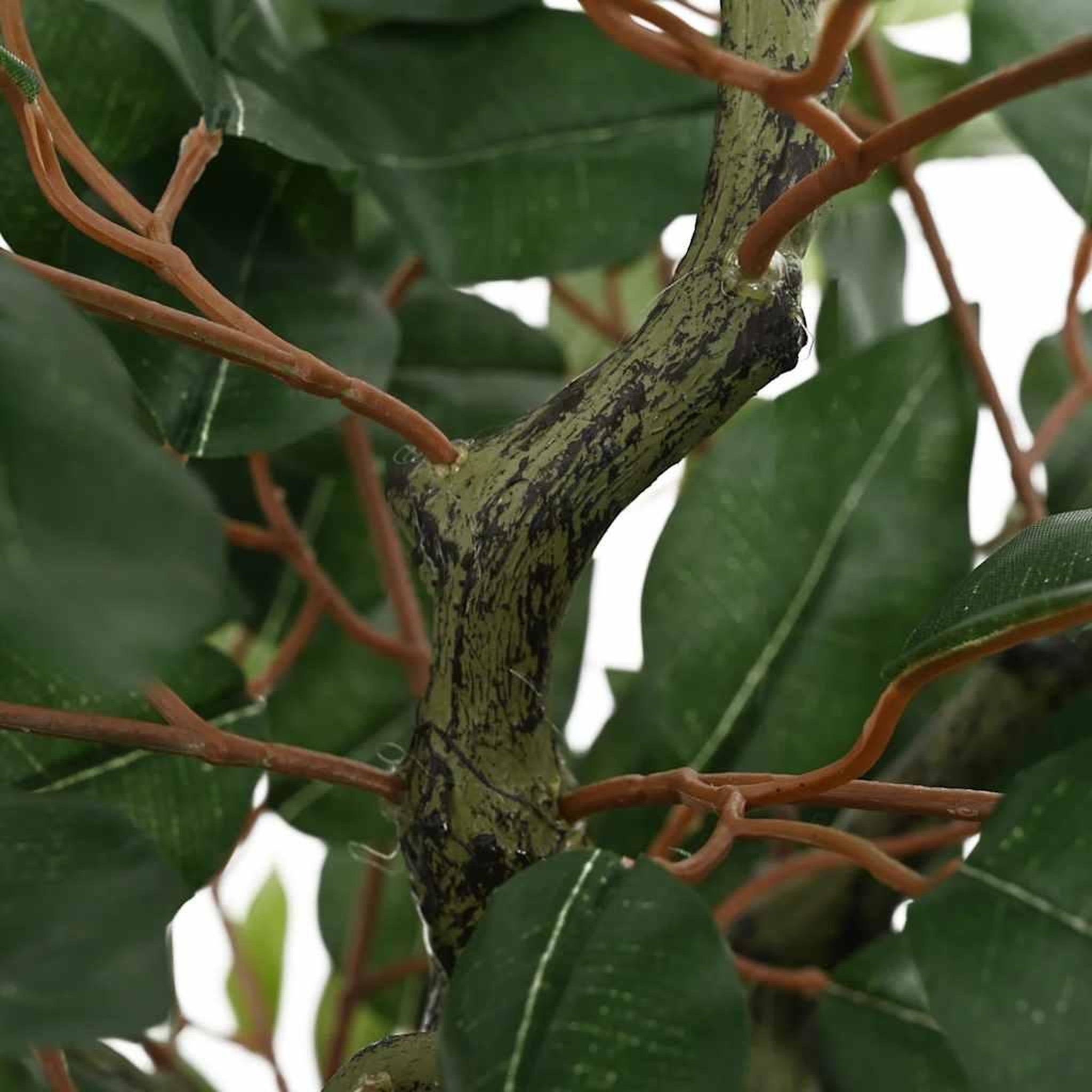 Voir la diapositive 2 : VIDAXL Ficus artificiel 480 feuilles 130 cm vert