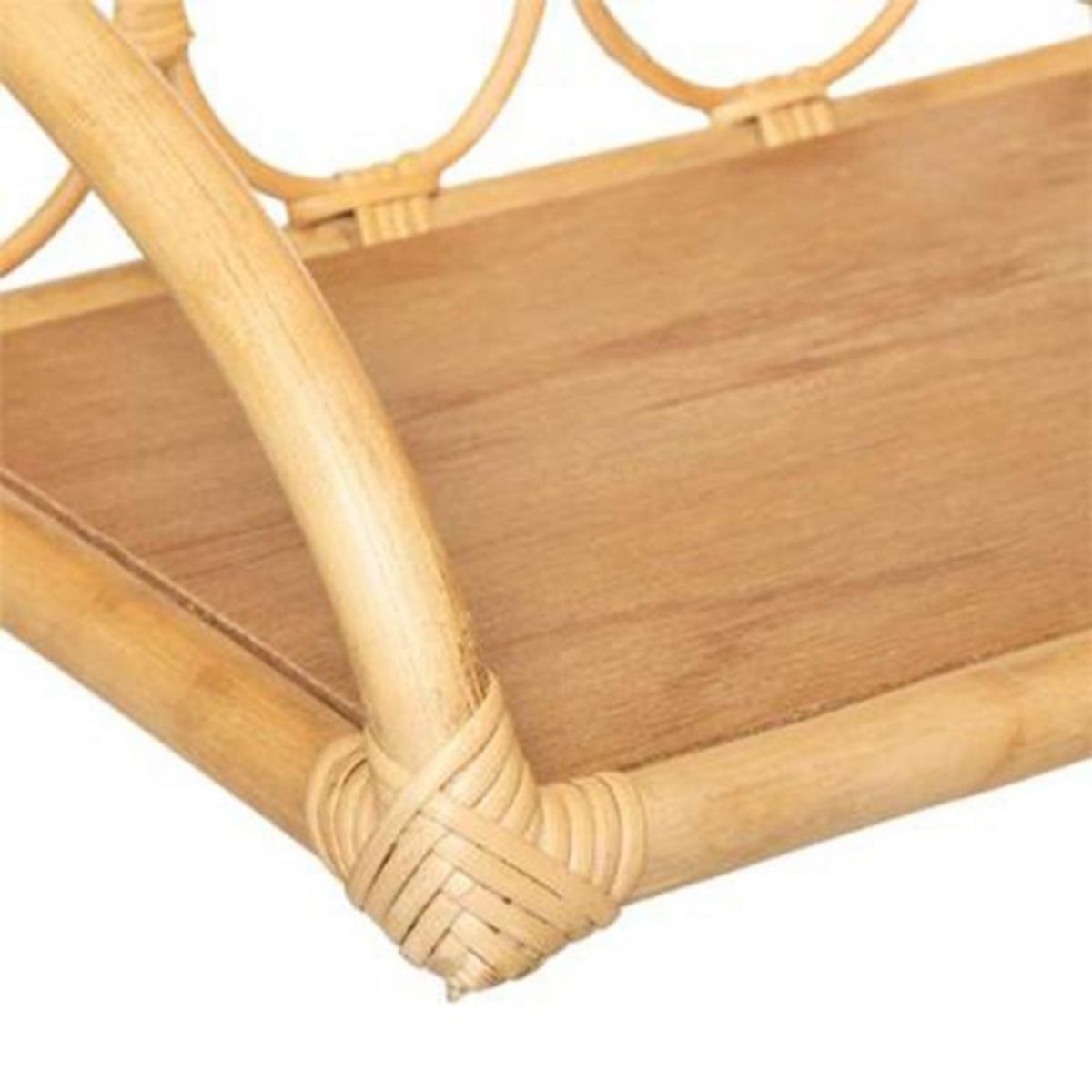 Atmosphera Kids Étagère Murale en Rotin  Liberty  57cm Naturel