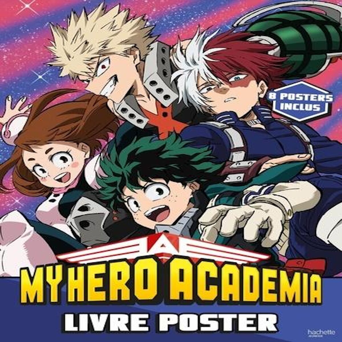 MY HERO ACADEMIA. 8 POSTERS INCLUS, Horikoshi Kohei
