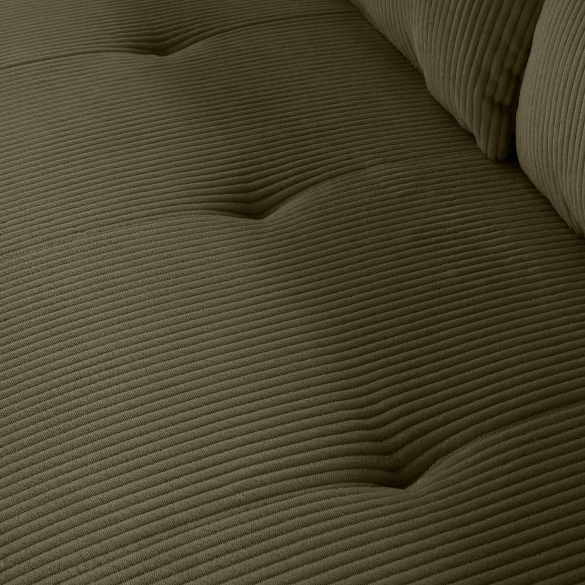 Voir la diapositive 5 : LISA DESIGN Onyx - canapé droit 3 places - en velours côtelé