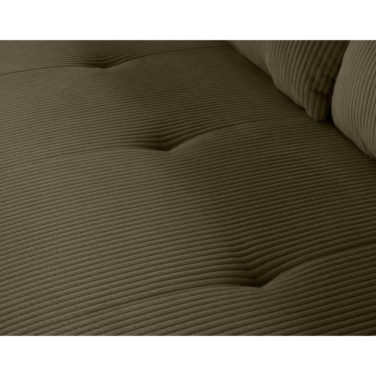 LISA DESIGN Onyx - canapé droit 3 places - en velours côtelé