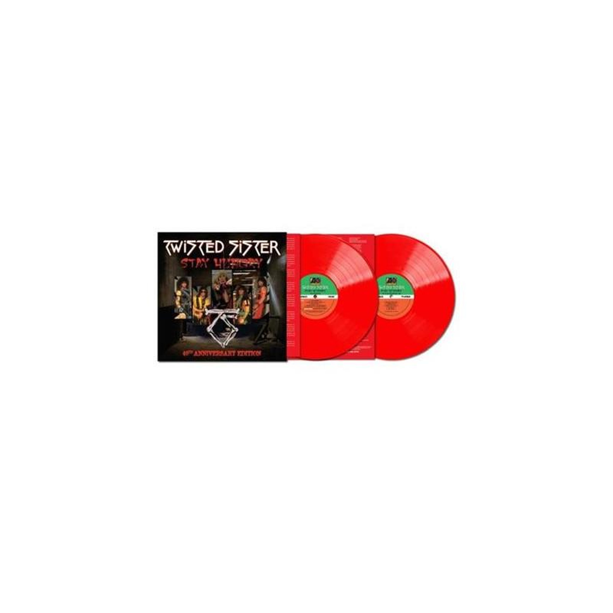 Vinyle 2lp twisted sister stay hungry 40th anniversary édition limitée rouge translucide