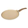 Voir la diapositive 2 : FIVE Poêle à Crêpe en Aluminium Forgé  Harmony  26cm Beige