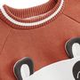 Voir la diapositive 3 : Petit Béguin Ensemble bébé sweat-shirt et pantalon en molleton Maloueg