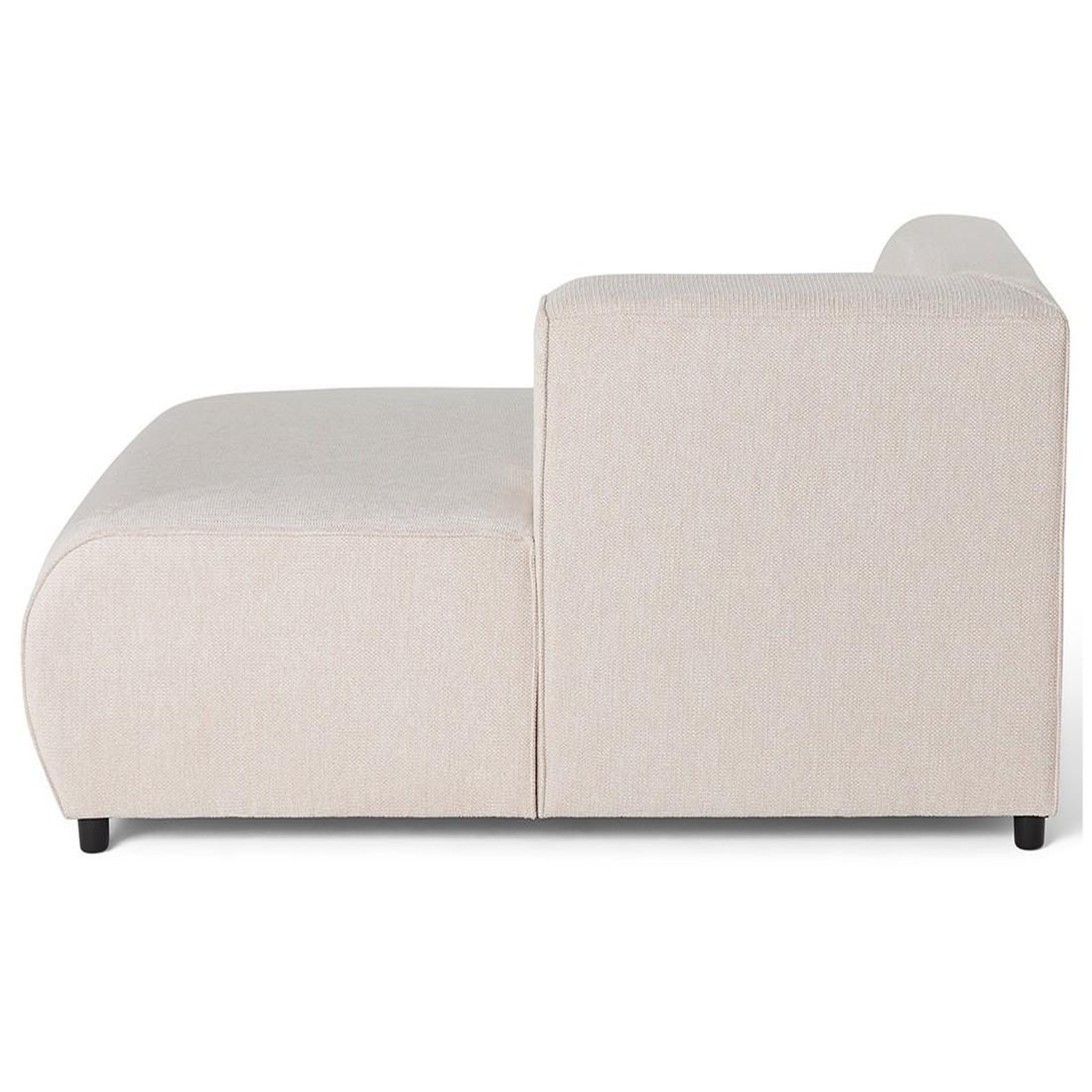 Voir la diapositive 6 : LISA DESIGN Suaro - module d'assise méridienne droit en tissu texturé