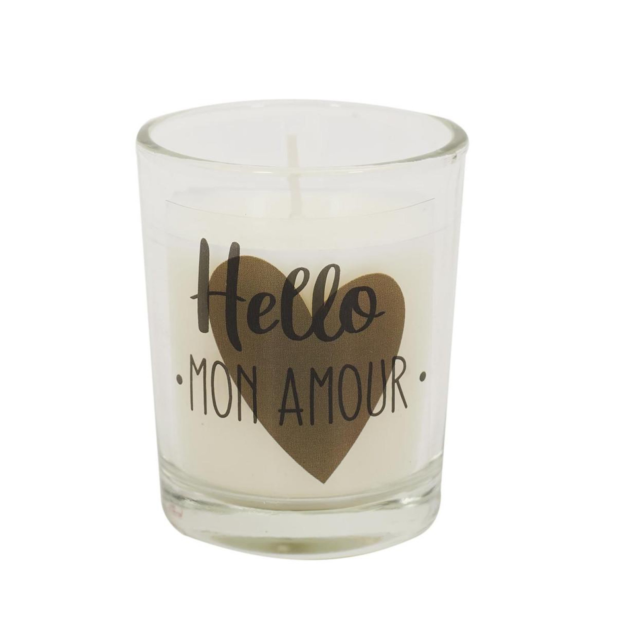 Voir la diapositive 3 : The Home Deco Factory Coffret 5 bougies parfumées  mon amour  50g blanc & rouge