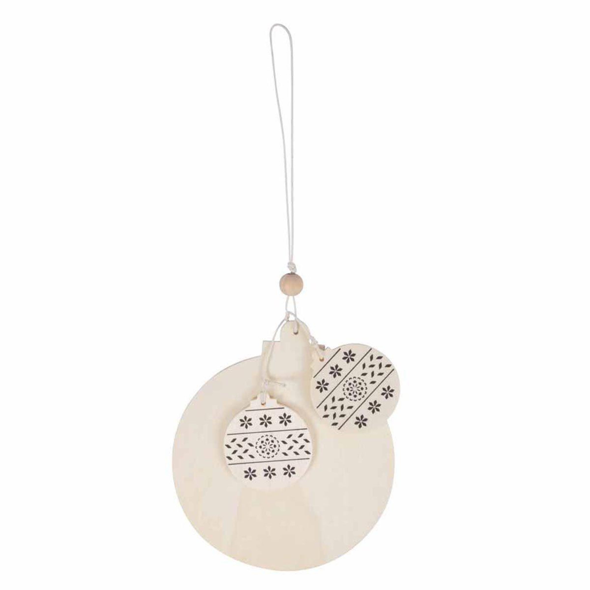 ARTDESIGN Décoration de noël  nordic boule  naturel