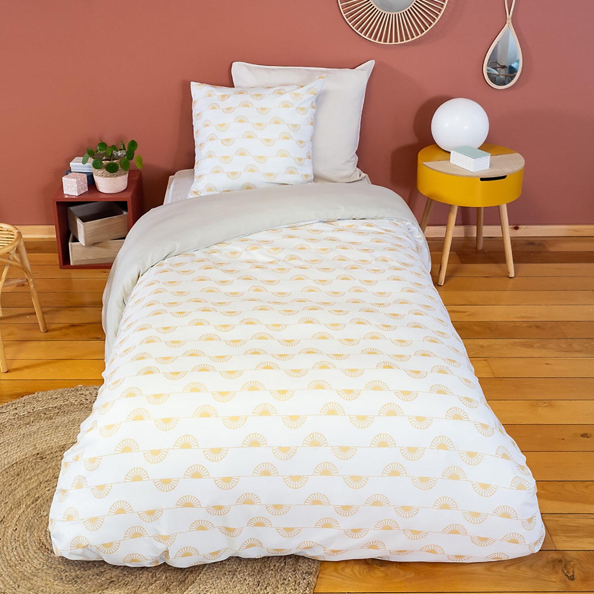Voir la diapositive 1 : Home collection Parure de couette microfibre helis