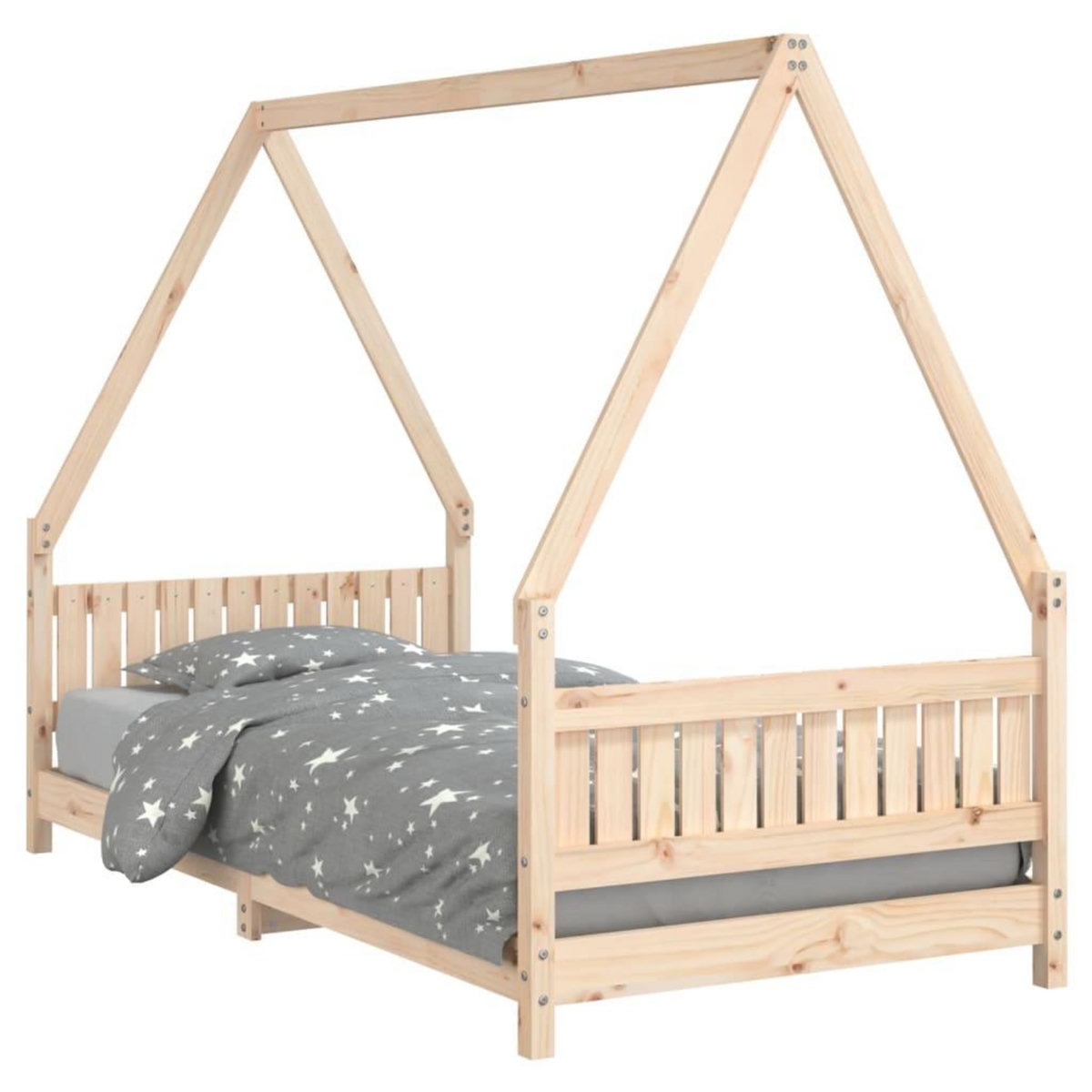 VIDAXL Cadre de lit pour enfant 90x190 cm Bois de pin massif