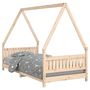 Voir la diapositive 2 : VIDAXL Cadre de lit pour enfant 90x190 cm Bois de pin massif