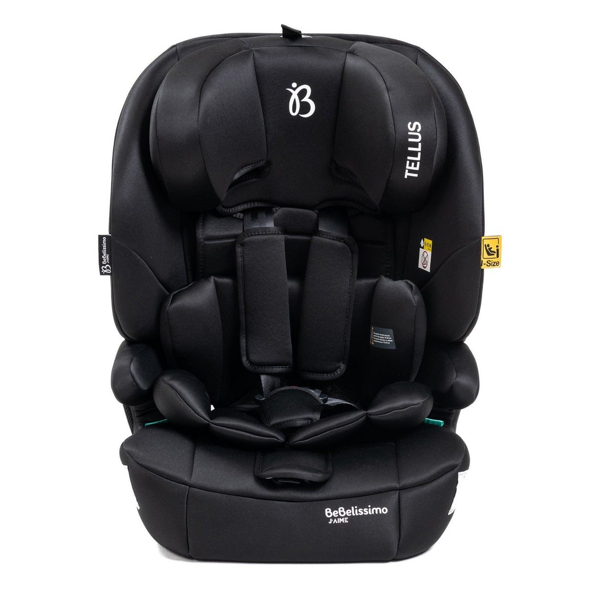 BEBELISSIMO BEBELISSIMO  - Siège auto bébé I-size  - 76 -150cm - Tellus - de 9 à 36 kg, 15 mois à 12 ans -noir
