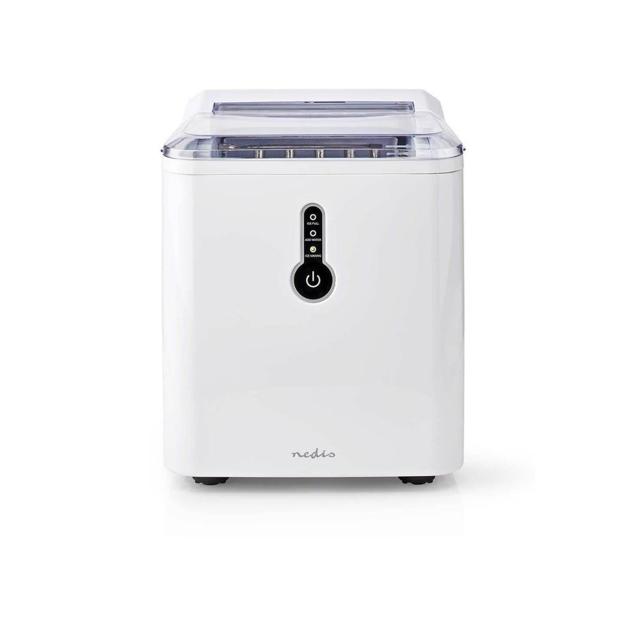 Voir la diapositive 1 : NEDIS Machine à glaçons 120w 12kg/24h - KAIC100FWT