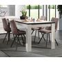 Voir la diapositive 2 : Table de séjour L160cm + buffet 4 portes + vitrine 2 portes ALBA