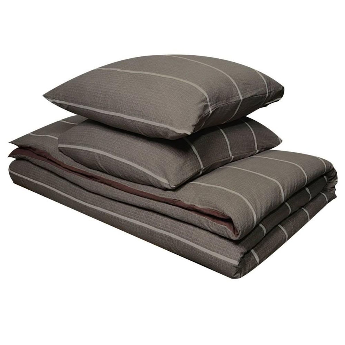 Dourev Housse de couette 240x220 + 2 taies flanelle 100% coton