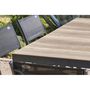 Voir la diapositive 4 : Paris Prix Table de Jardin Imitation Bois  Boston  150cm Gris Anthracite