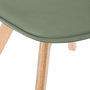 Voir la diapositive 4 : TOILINUX Lot de 4 chaises design scandinave BAYA