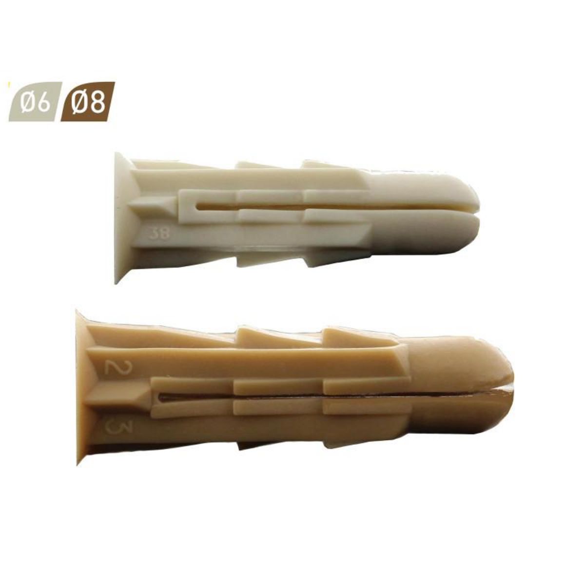 SPIT Cheville plastique universelle Arpon 8x30 boîte de 4000 SPIT 071110