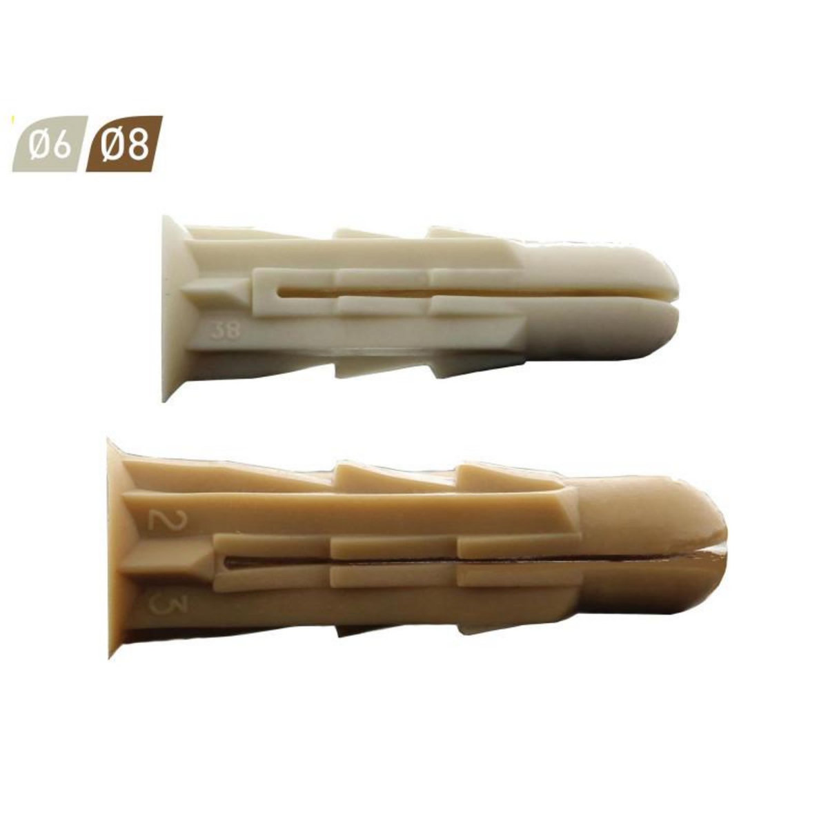 SPIT Cheville plastique universelle Arpon 8x30 boîte de 4000 SPIT 071110