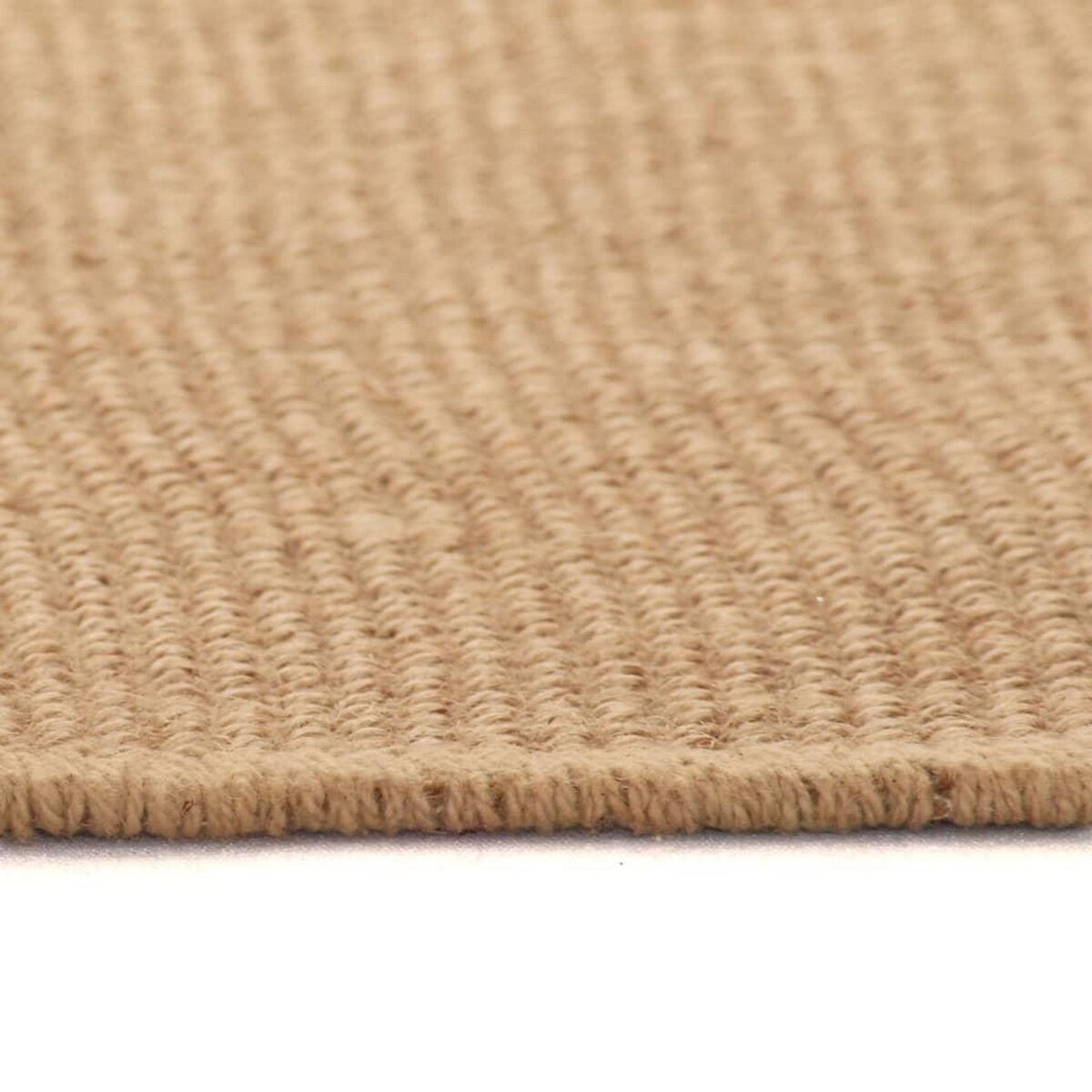 VIDAXL Tapis en jute avec support en latex 160x230 cm Naturel