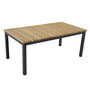 Voir la diapositive 1 : Paris Prix Table Basse de Jardin  Brasilia  110cm Naturel & Noir