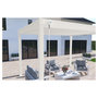 Voir la diapositive 9 : OMBREA Pergola bioclimatique - Autoportante - Blanche - 3x4m - OMBREA