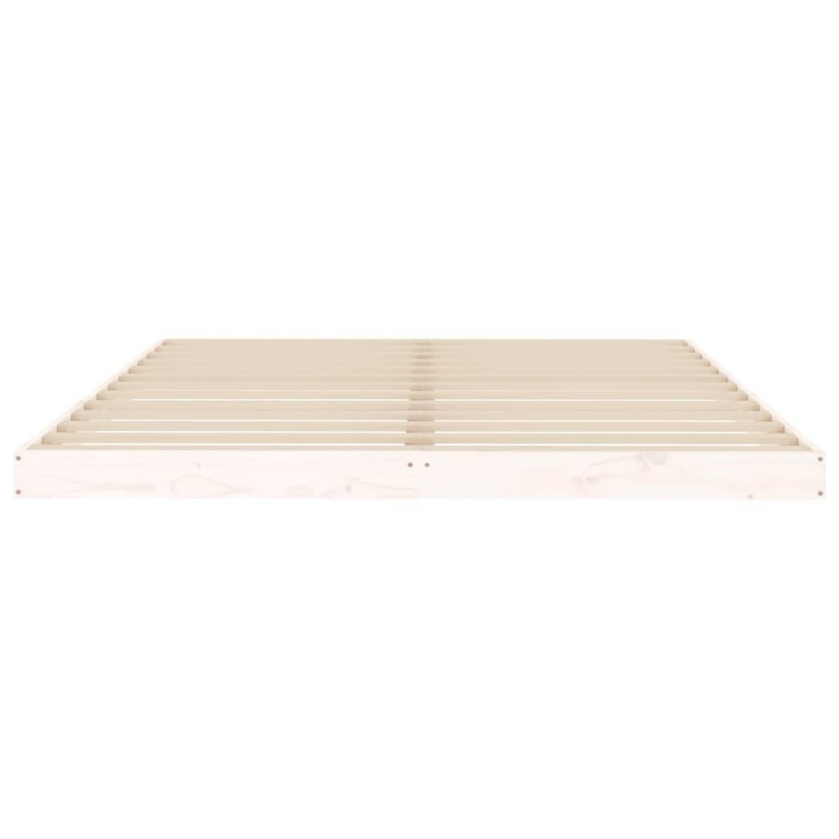 VIDAXL Cadre de lit sans matelas blanc 150x200 cm bois de pin massif