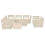 Voir la diapositive 3 : VIDAXL Salon de jardin palette 10 pcs Bois d'epicea impregne