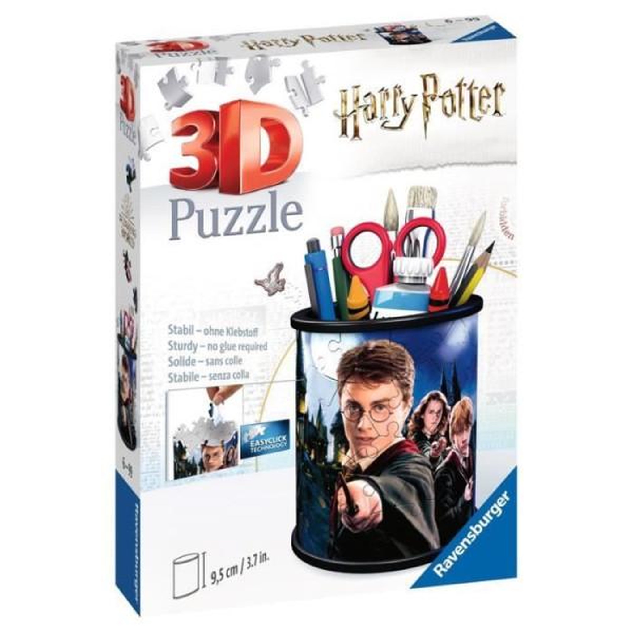 Voir la diapositive 2 : RAVENSBURGER Puzzle 3d pot a crayons harry potter - ravensburger - sans colle - 54 pieces - des 6 ans