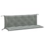Voir la diapositive 2 : VIDAXL Coussins de banc de jardin lot de 2 gris clair melange tissu