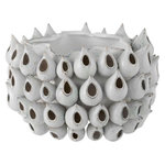 Paris Prix Cache-Pot en Poterie  Anémone  36cm Bleu